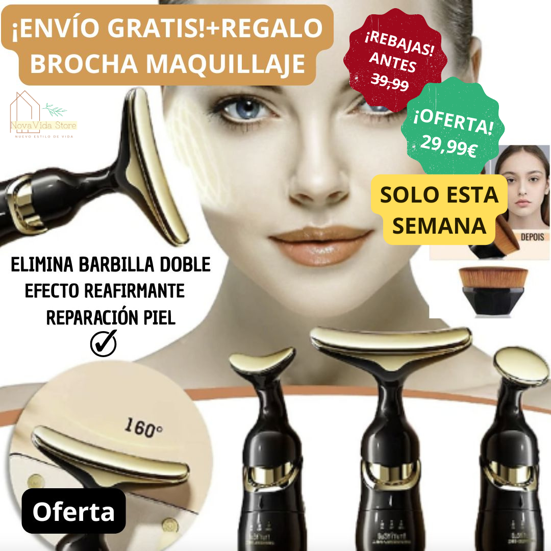 Reafirma, ilumina y rejuvenece tu piel en minutos. 🎁 ¡Envío gratis + brocha facial de regalo solo por tiempo limitado!