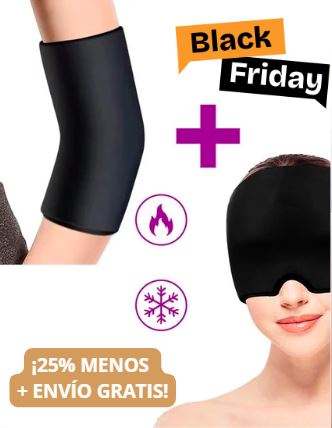 Pack  de  Gorro de Gel para dolor de Cabeza y almohadilla de gel para rodillas, codos ...