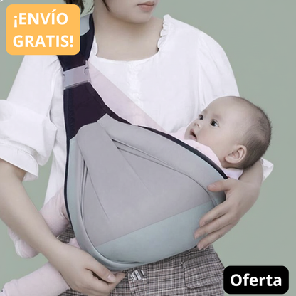 Lleva a tu bebé cerca, seguro y cómodo… sin cargar tu espalda.
