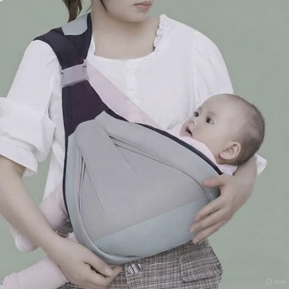 Lleva a tu bebé cerca, seguro y cómodo… sin cargar tu espalda.
