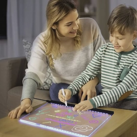 LED Tablero Acrílico.30x20cm Creativo